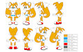 Tails the Fox Reference Sheet (by tato)