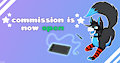 Commission is now Open