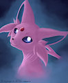 Espeon Painting by k9player