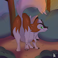 Lycanroc at dusk [R] [SFW] by Kaimee