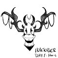 Inktober 2019 - Day 1: Horns by NeiNing