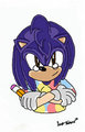 Adapted version of myself as Sonic