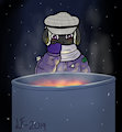 A cold winter night by TheLazyFable