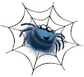 Blue spider