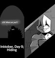 Inktober Day 9 - Hiding