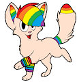 Prism the Rainbow Cat