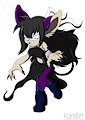 Shadow Demon Lynx by DarkHedgie