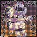 Halloween chibi mummy by Caramel-kitteh