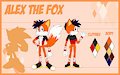 SS Reference Alex the Fox by SkullKingFox