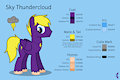 A Reference Sheet for Sky Thundercloud by Parclytaxel