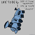 Inktober Days 17-18: "Ornament & Misfit"