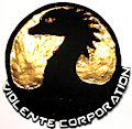 Violente Corporation gold leaf pin