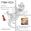 T-rex costume YCH by TojamiShinku