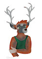 The Cervus Elaphus Coloured