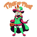 Trick or treat bun