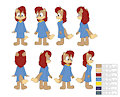 Tails the Fox's Mom Reference Sheet (by tato)