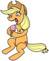 Applejack Likes Icecream