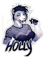 Holly 60$ MFF badge commission by Vexstacy
