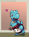 Totodile & Silver - Pamper'd Trainers