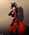 Posing Foxyena by VulpErebus