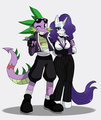Time Skip MLP: Spike and Rarity by sssonic2