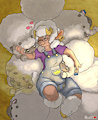 [C] June Wooloo Cuddlepile Coloured by ChocolateKitsune