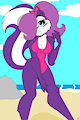 Fifi La Fume in swimsuit(by Melody-Chan3493)