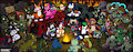 Zombie Horde by WereFox