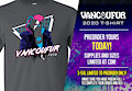 Convention shirt preorders are available; also, reminder to pre-register! by VancouFur