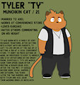 Character Bio - Tyler/Ty the Munchkin Cat
