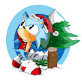 Wintery Classic Sonic