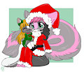 Santa skunk!