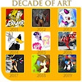 A decade of art by DerpyDooReviews
