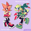 Doritos Chan and Montain Dew Chan by Spaicy