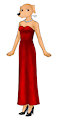 Red Dressed Sunniva by TheLastDemiwolf
