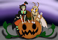 Commission - Pumpkin Muffet & Dahlia Black
