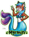 Myrmin Mermaid Badge