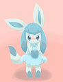 Commission - The Little Glaceon