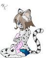 Snow Leopard For a Friend by MakoRuu