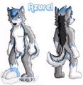 Azurel Husky Ref Sheet by AzurelHusky