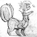 Juniper the Skunktaur - gift by oofluffoo