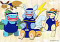Reiwa Pokemon School Swimwear Land!! by Sawarareshi