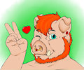 Meet Tubby! My New Pig-Sona! (Icon) by seraphwolf