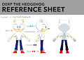Derp the hedgehog-Reference Sheet by znm123mlgb