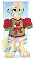 Nabe in his lil' Xmas Sweater