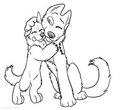 hugs are good by Reddywolf