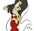 Doodle drawing: Evey as Shantae