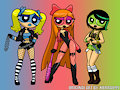 Xierra099 Commission - Powerpuff Punks by accountnumber102