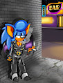 Leather Sonic The Hedge-bat Smoking Night