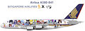 Singapore Airlines with Furry Livery 5